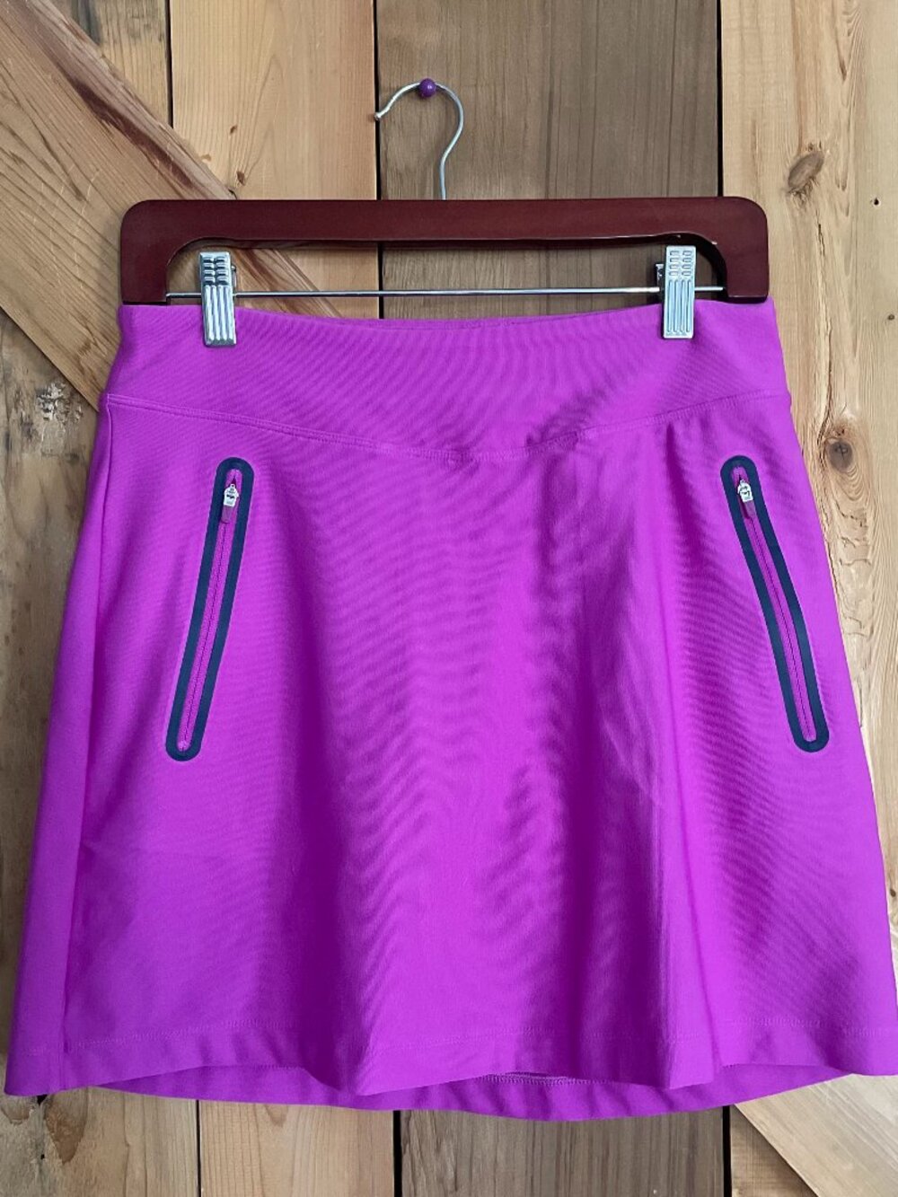 Nike Golf Womens Bright Pink Mini Active Skort Skirt Size Small Dri-Fit Pockets - Picture 2 of 8
